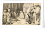 Jews in the Synagogue by Rembrandt van Rhijn