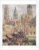 Rue de lÉpicerie, Rouen by Camille Pissarro