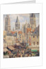 Rue de lÉpicerie, Rouen by Camille Pissarro