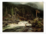 Waterfall in Telemark by August Cappelen
