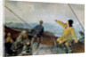 Leiv Eiriksson discovers America by Christian Krohg