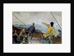 Leiv Eiriksson discovers America by Christian Krohg