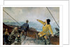 Leiv Eiriksson discovers America by Christian Krohg