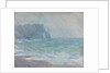 Rain in Étretat by Claude Monet