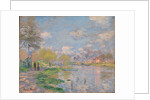 Spring on the Seine by Claude Monet