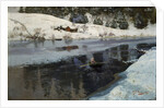 Winter at the River Simoa by Fritz Thaulov