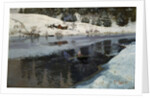 Winter at the River Simoa by Fritz Thaulov