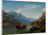 Bridal journey in Hardanger by Hans Gude
