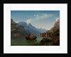 Bridal journey in Hardanger by Hans Gude