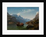 Bridal journey in Hardanger by Hans Gude