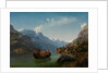 Bridal journey in Hardanger by Hans Gude