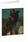 Self-Portrait (The Man Made Mad by Fear) by Gustave Courbet