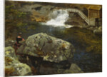 By the Mill Pond by Hans Gude