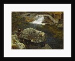 By the Mill Pond by Hans Gude