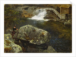 By the Mill Pond by Hans Gude