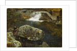 By the Mill Pond by Hans Gude