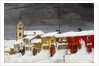 Street in Røros in Winter by Harald Sohlberg