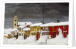 Street in Røros in Winter by Harald Sohlberg