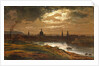 Dresden by Moonlight by Johan Christian Clausen Dahl