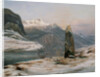 Winter at the Sognefjord by Johan Christian Clausen Dahl