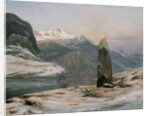 Winter at the Sognefjord by Johan Christian Clausen Dahl