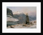 Winter at the Sognefjord by Johan Christian Clausen Dahl