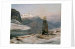 Winter at the Sognefjord by Johan Christian Clausen Dahl