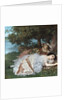 Young Ladies on the Bank of the Seine by Gustave Courbet