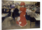 In the Café dHarcourt at Paris by Henri Jacques Edouard Evenepoel