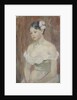 Girl with decollete (The Flower in Hair) by Berthe Morisot