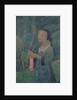Girl with a Pink Stocking by Paul Sérusier