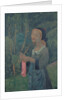 Girl with a Pink Stocking by Paul Sérusier