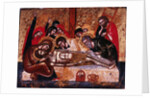 The Descent from the Cross by Greek icon