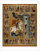 Saint George with Scenes from His Life by Russian icon