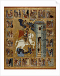 Saint George with Scenes from His Life by Russian icon