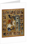 Saint George with Scenes from His Life by Russian icon