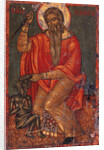 Saint Charalambos with Devil by Greek icon