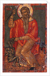 Saint Charalambos with Devil by Greek icon
