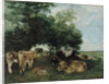 Nap during the Haying Season, Doubs Mountains by Gustave Courbet