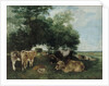 Nap during the Haying Season, Doubs Mountains by Gustave Courbet