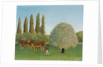 Meadowland (The Pasture) by Henri Julien Félix Rousseau