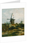 Windmills on Montmartre by Vincent van Gogh