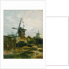 Windmills on Montmartre by Vincent van Gogh