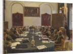 Assembly of the Revolutionary Military Council of the USSR, Chaired by Kliment Voroshilov by Isaak Izrailevich Brodsky