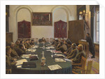 Assembly of the Revolutionary Military Council of the USSR, Chaired by Kliment Voroshilov by Isaak Izrailevich Brodsky