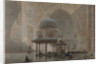 Interior of the Mosque-Madrassa of Sultan Hassan in Cairo by Edward Goodall