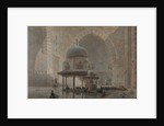 Interior of the Mosque-Madrassa of Sultan Hassan in Cairo by Edward Goodall