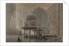 Interior of the Mosque-Madrassa of Sultan Hassan in Cairo by Edward Goodall