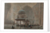 Interior of the Mosque-Madrassa of Sultan Hassan in Cairo by Edward Goodall
