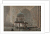 Interior of the Mosque-Madrassa of Sultan Hassan in Cairo by Edward Goodall